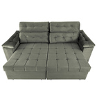 Sofá Retrátil E Reclinavel New Austrália 2,52 Mts Tecido Sued