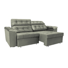 Sofá Retrátil E Reclinavel New Austrália 2,52 Mts Tecido Sued