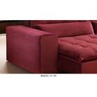 Sofá Retrátil E Reclinável Orion 1,80m 02 Lugares Txr Bordô