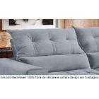 Sofá Retrátil E Reclinável Orion 1,80m 2 Lugares Prata