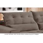 Sofá Retrátil E Reclinável Orion 2,10m 03 Lugares Txr Bege