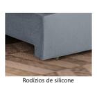 Sofá Retrátil E Reclinável Orion 2,50m 04 Lugares Txr Prata