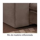 Sofá Retrátil E Reclinável Orion 2,90m 05 Lugares Txr Bege