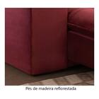 Sofá Retrátil E Reclinável Orion 2,90m 05 Lugares Txr Bordô
