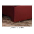 Sofá Retrátil E Reclinável Orion 2,90m 05 Lugares Txr Bordô