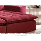 Sofá Retrátil E Reclinável Orion 2,90m 05 Lugares Txr Bordô