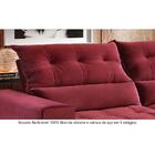 Sofá Retrátil E Reclinável Orion 2,90m 05 Lugares Txr Bordô