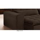 Sofá Retrátil E Reclinável Orion 2,90m 05 Lugares Txr Marrom