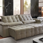 Sofá Retrátil E Reclinável Pernambuco Estofados Teixeira  Beg