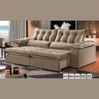 Sofá Retrátil E Reclinável Saturno Capuccino 2,10 M