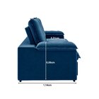 Sofá Retrátil E Reclinável Slim 250cm 4 Lugares Fofao Premium