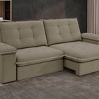 Sofá Retrátil E Reclinável Slim 250cm 4 Lugares Fofao Premium