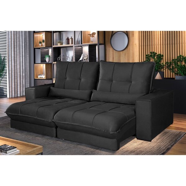 Sofá Retrátil E Reclinável Thor - Molas Ensacadas 210 Cm – Ve