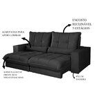 Sofá Retrátil E Reclinável Thor - Molas Ensacadas 210 Cm – Ve