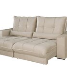 Sofá Retrátil E Reclinável Thor - Molas Ensacadas 230 Cm Bege