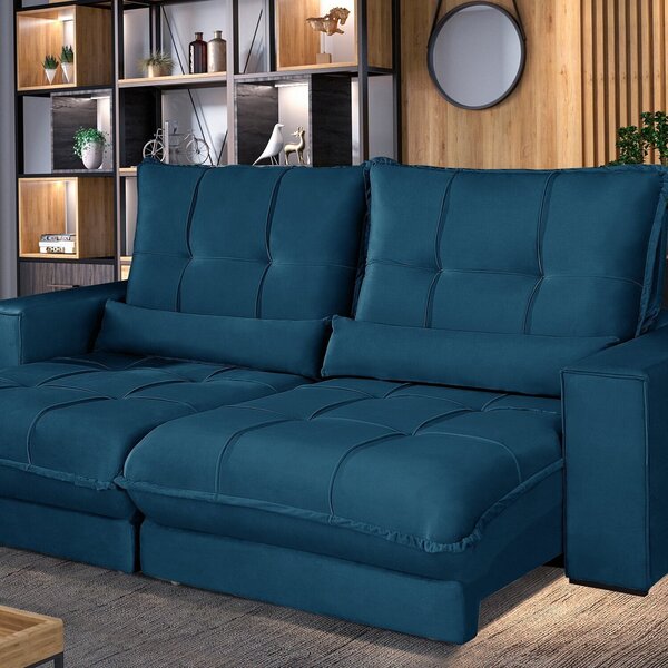 Sofá Retrátil E Reclinável Thor - Molas Ensacadas 250 Cm – Ve