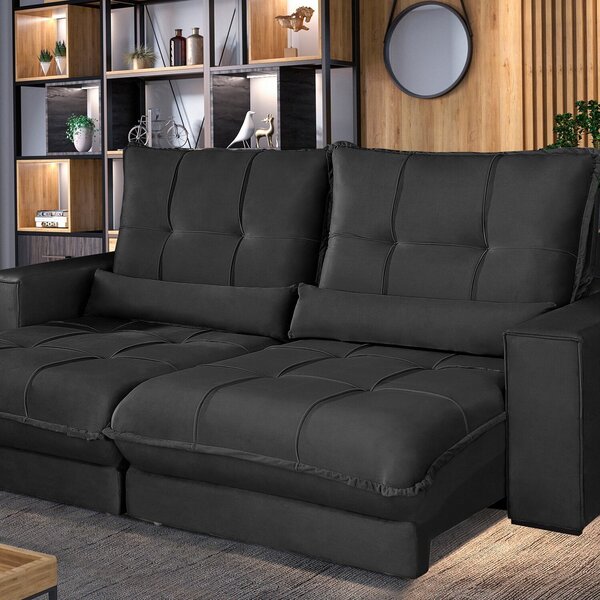 Sofá Retrátil E Reclinável Thor - Molas Ensacadas 290 Cm – Ve