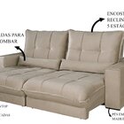 Sofá Retrátil E Reclinável Thor - Molas Ensacadas 2.50 Mts Be