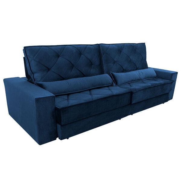 Sofá Retrátil E Reclinável Vancouver De 3 Lugares - Hellen -