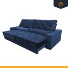 Sofá Retrátil E Reclinável Vancouver De 3 Lugares - Hellen -