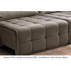 Sofá Retrátil E Reclinável Zeus 2,30m 04 Lugares Txr Bege