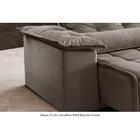 Sofá Retrátil E Reclinável Zeus 2,50m 04 Lugares Txr Bege