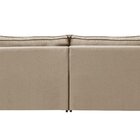 Sofá Retrátil Em Linho 3 Lugares 2,20m Veneza  Bege