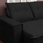 Sofá Retrátil Reclinável 200cm 3 Lugares Scenes F05 Veludo Pr