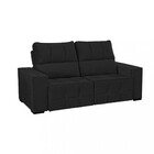 Sofá Retrátil Reclinável 200cm Veludo Miami Wood Estofados