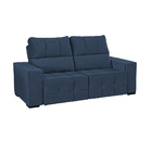 Sofá Retrátil Reclinável 200cm Veludo Miami Wood Estofados