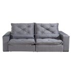 Sofá Retrátil/reclinável 220cm 3 Lugares Ibiza Cinza