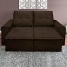 Sofá Retrátil Reclinável 226cm 3 Lugares Scenes F05 Veludo Ma