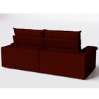Sofá Retrátil Reclinável 230 Cm Luxor Veludo Bordô