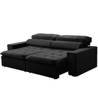 Sofá Retrátil Reclinável 250cm 4 Lugares Artemis F05 Veludo P