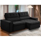 Sofá Retrátil Reclinável 250cm 4 Lugares Artemis F05 Veludo P