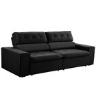 Sofá Retrátil Reclinável 250cm 4 Lugares Artemis F05 Veludo P