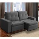 Sofá Retrátil Reclinável 250cm 4 Lugares Itália F05 Veludo Ci