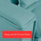 Sofá Retrátil Reclinável 250cm Istambul Yescasa Pistache