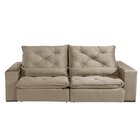 Sofá Retrátil/reclinável 290cm 5 Lugares Ibiza Bege