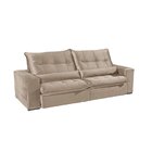 Sofá Retrátil/reclinável 290cm 5 Lugares Mercedes Bege