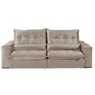 Sofá Retrátil/reclinável 290cm 5 Lugares Mercedes Bege