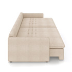 Sofá Retrátil Reclinável 2 Lugares 154cm Maili Bouclê Creme K