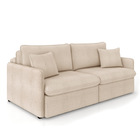 Sofá Retrátil Reclinável 2 Lugares 154cm Maili Bouclê Creme K