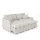 Sofá Retrátil Reclinável 2 Lugares 154cm Maili Bouclê K01 - D