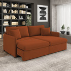 Sofá Retrátil Reclinável 2 Lugares 154cm Maili Veludo K01 - D