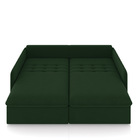 Sofá Retrátil Reclinável 2 Lugares 154cm Maili Veludo K01 - D