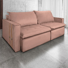 Sofá Retrátil Reclinável 2 Lugares 180 Cm México Veludo K01 -