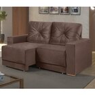 Sofá Retrátil Reclinável 2 Lugares 180cm Malibu  Marrom