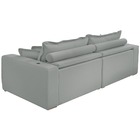 Sofá Retrátil Reclinável 2 Lugares Linho Cinza Usb 1,60 Roy