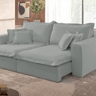 Sofá Retrátil Reclinável 2 Lugares Linho Cinza Usb 1,60 Roy